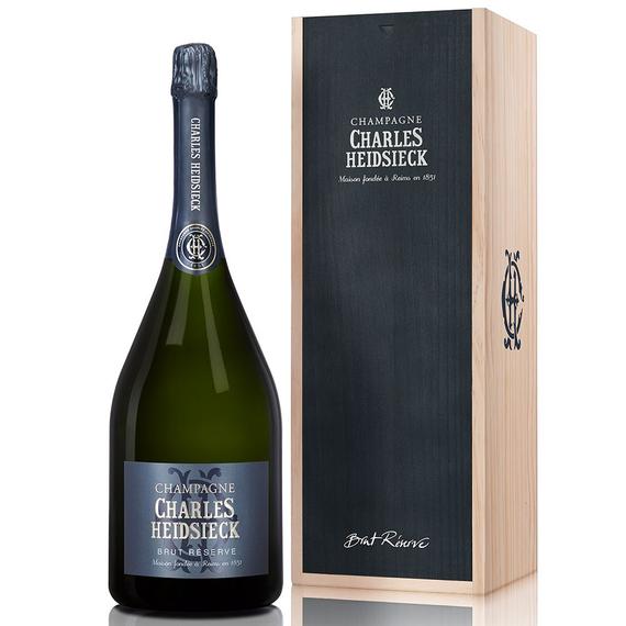 Charles Heidsieck Brut Reserve Jeroboam fadobozban (3L)