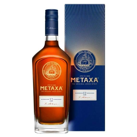 Metaxa 12 star díszdobozban (0,7 l, 40%)
