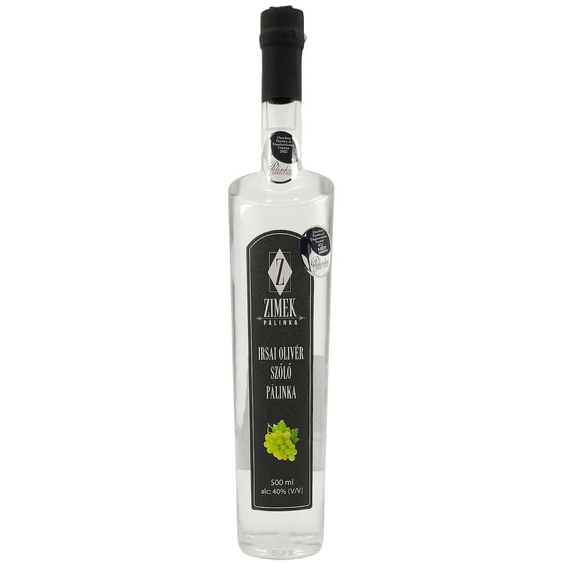 Zimek Irsai Olivér szőlő pálinka (0,5L / 40%)