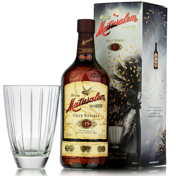 Matusalem Solera No. 15 rum díszdobozban 1 pohárral (0,7L / 40%)