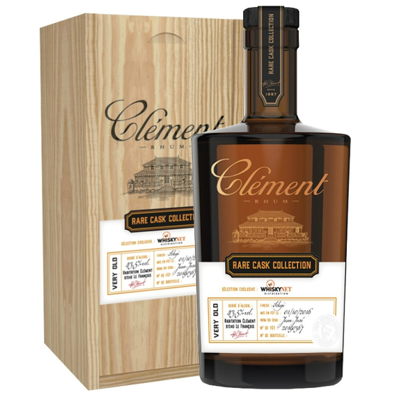 Clement Rare Cask rum Tokaji Finish for WhiskyNet (fa díszdobozban) (0,5L / 43,5%)