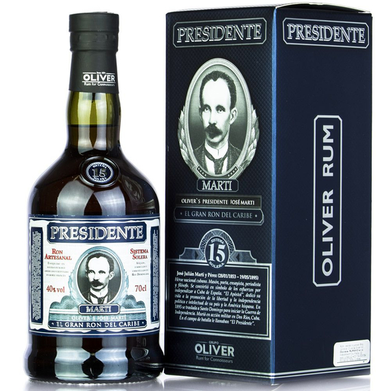 Presidente Marti 15 éves rum (0,7L / 40%)
