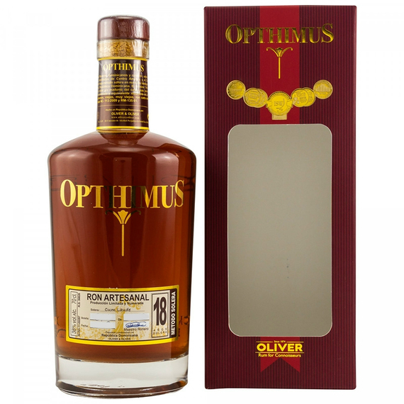 Opthimus 18 éves rum (0,7L / 38%)