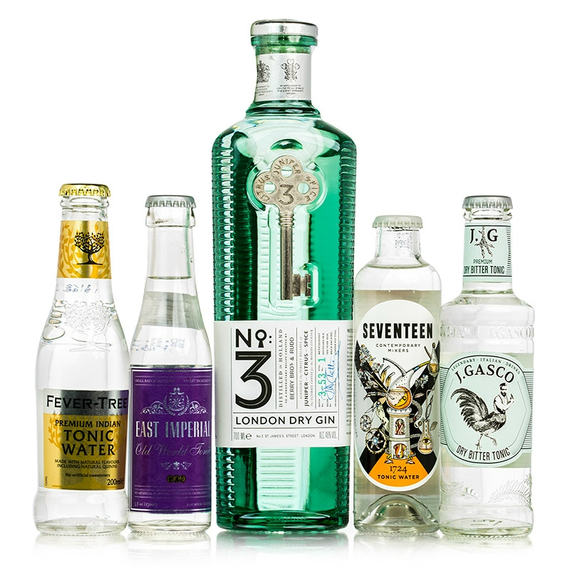 No.3 London Dry gin és tonik csomag (0,7L + 0,75L / 46%)