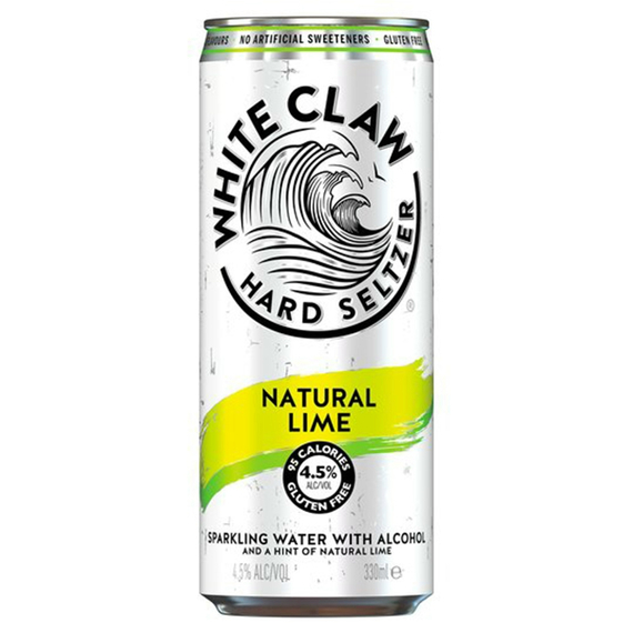 White Claw Natural Lime hard seltzer (0,33L / 4,5%)