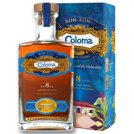 Coloma 8 éves NEW BOX rum (0,7L / 40%)