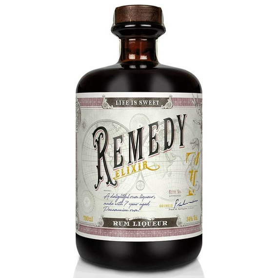Remedy Elixir rumlikőr (0,7L / 34%)