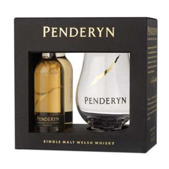 Penderyn Madeira két minipalack díszdobozban 1 pohárral (2x0,05L / 46%) 