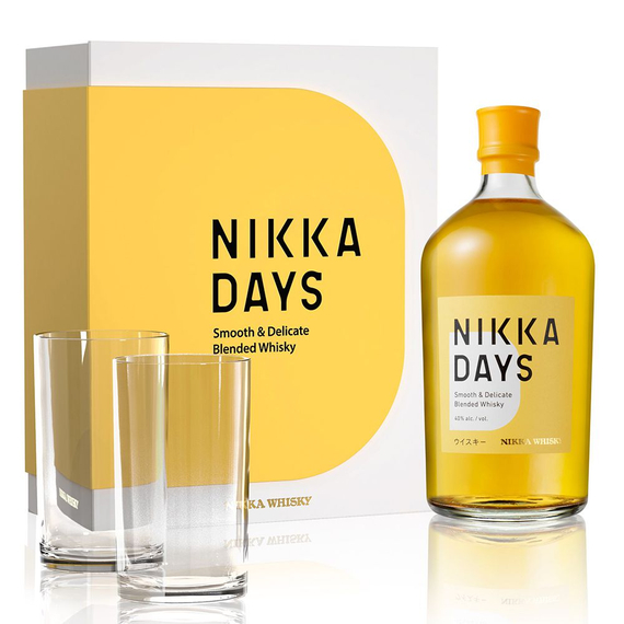 Nikka Days díszdobozban 2 pohárral (0,7L / 40%) 