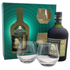 Kép 1/5 - Diplomatico Exclusiva rum 2 db Old Fashioned pohárral Új Design (0,7L / 40%)