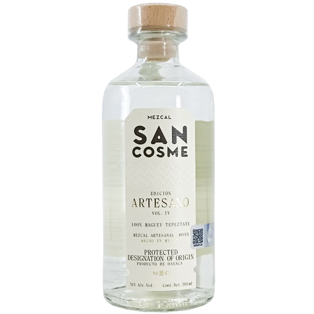 San Cosme Artesano 4th Edition mezcal (0,5L / 51%)