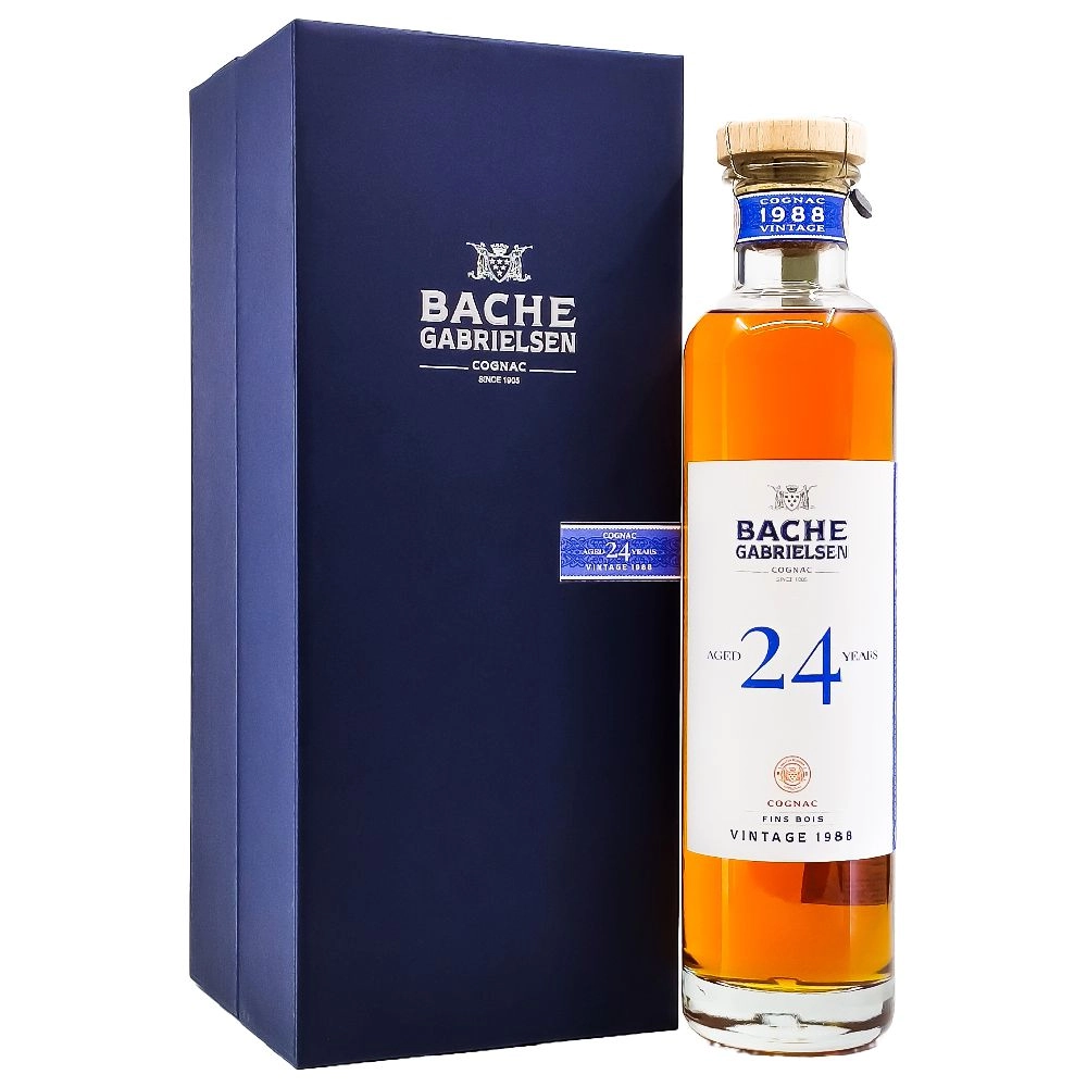 Bache-Gabrielsen Vintage 1988 24 éves Fins Bois cognac (0,7L / 40,8%)