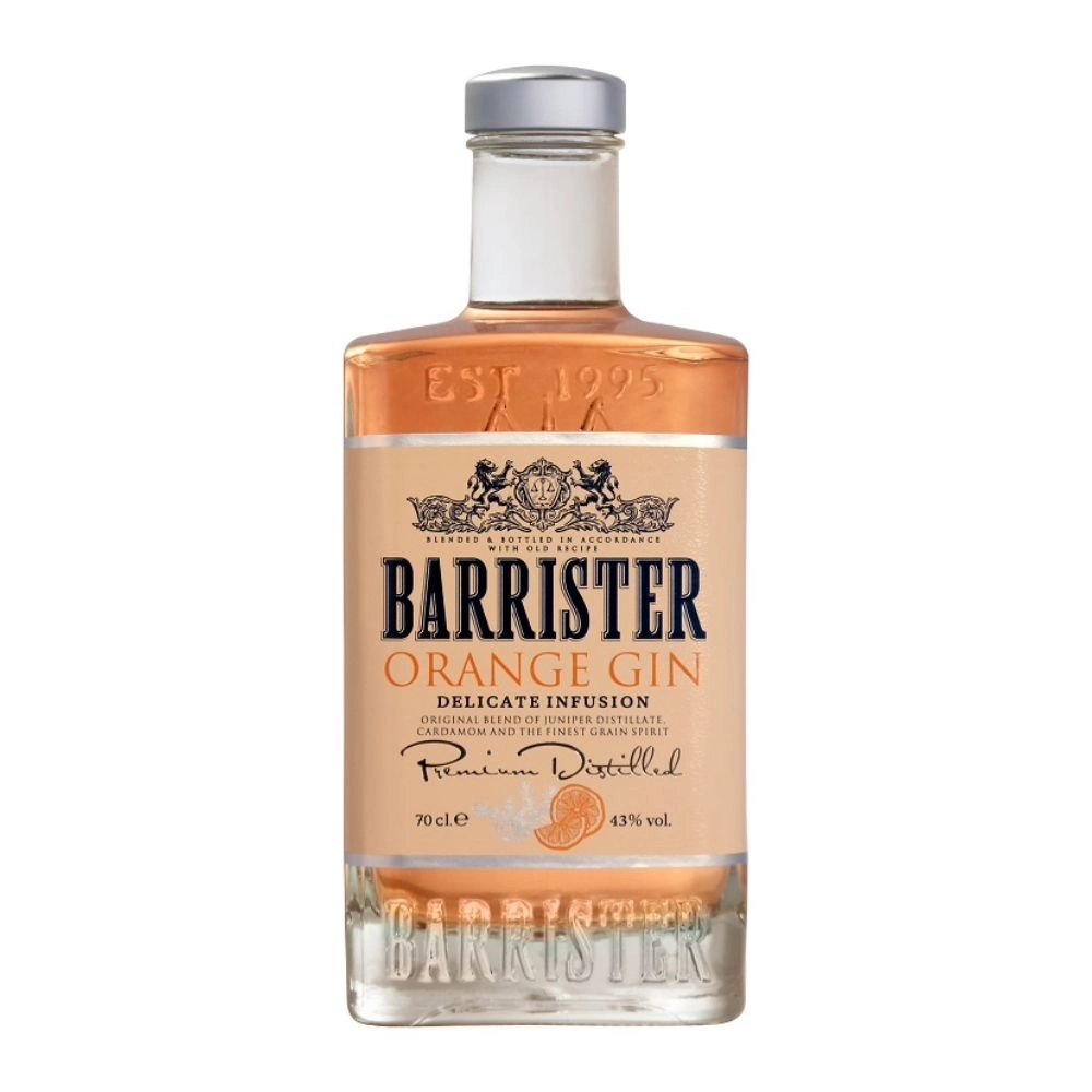 Barrister Narancs gin (0,7L / 43%)