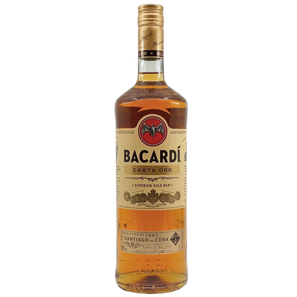 Bacardi Carta Oro rum (1L / 40%)