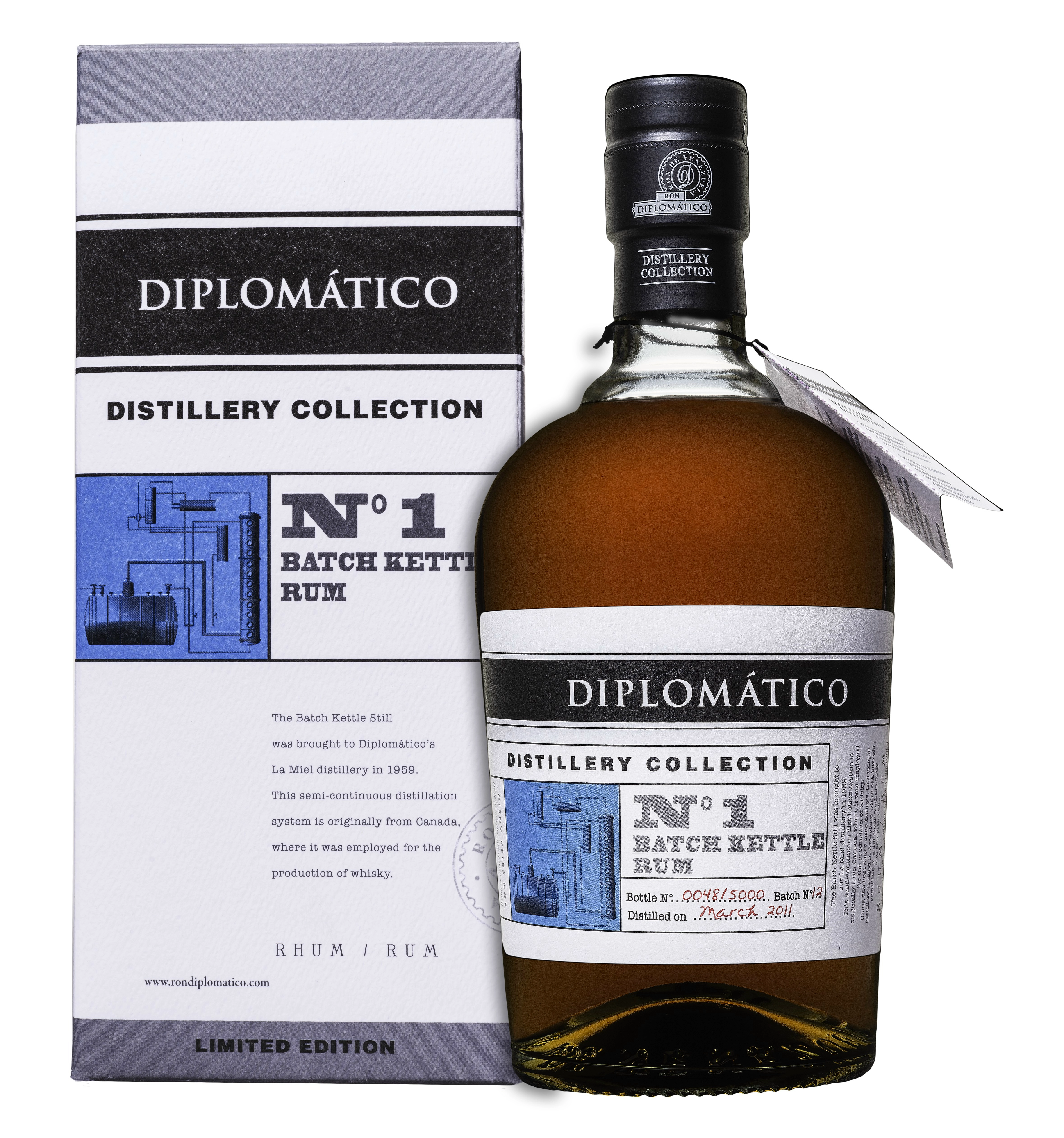 Diplomatico TDC N°1 Single Batch Kettle rum (0,7L / 47%)
