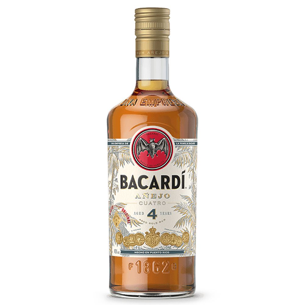 Bacardi Cuatro 4 éves rum (0,7L / 40%)