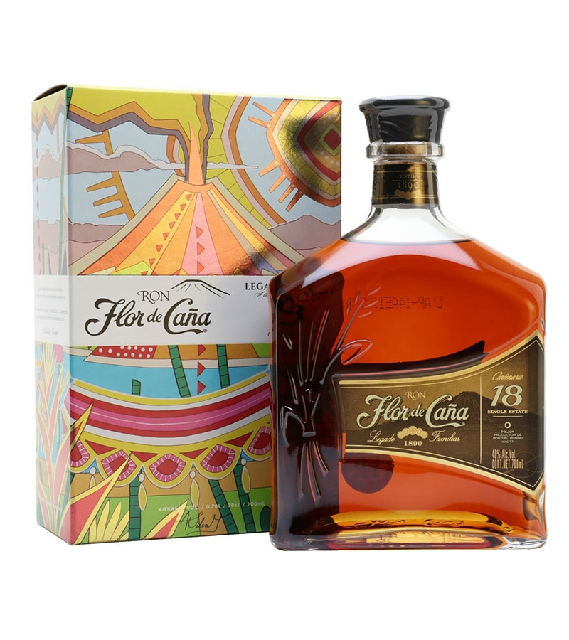 Flor De Cana 18 éves rum (0,7L / 40%)