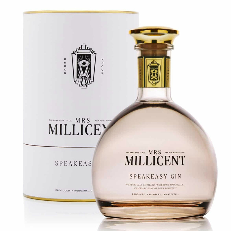 Mrs. Millicent Speakeasy gin díszdobozban (0,7L / 44,4%)