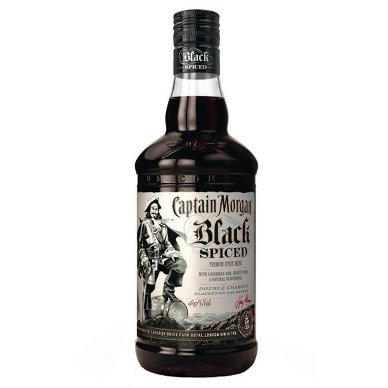 Captain Morgan Black Spiced rum (1L / 40,%)
