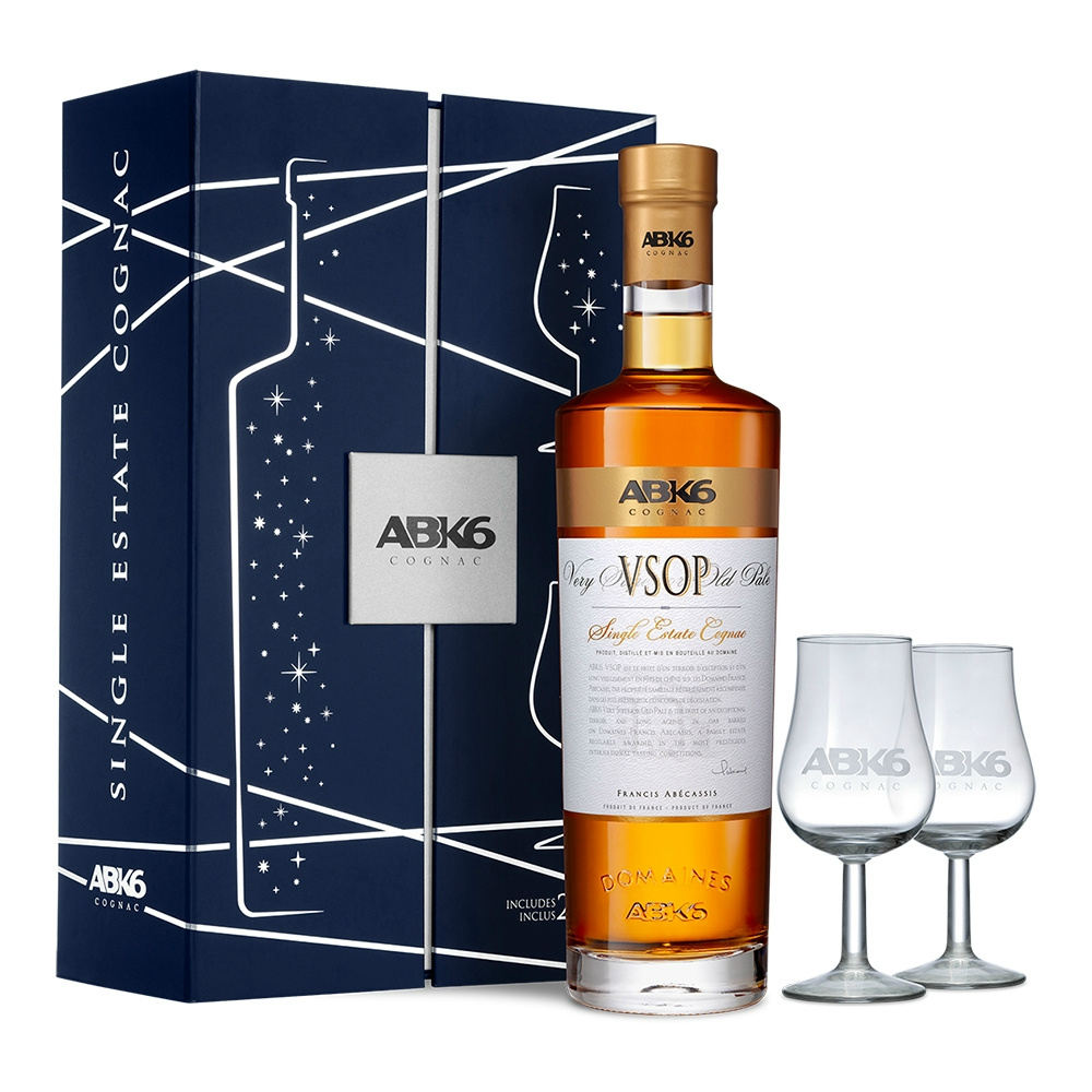 ABK6 VSOP cognac díszdobozban 2 pohárral (0,7L / 40%)